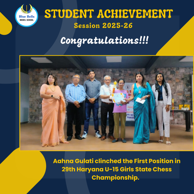 AAHNA GULATI (STATE CHESS -WINNER) 